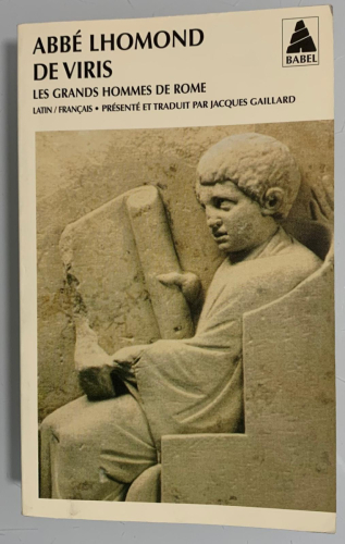 Portada del libro de DE VIRIS. LES GRANDS HOMMES DE ROME