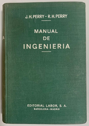 Portada del libro de MANUAL DE INGENIERÍA