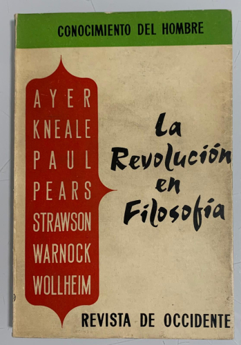 Portada del libro de LA REVOLUCIÓN DE LA FILOSOFÍA
