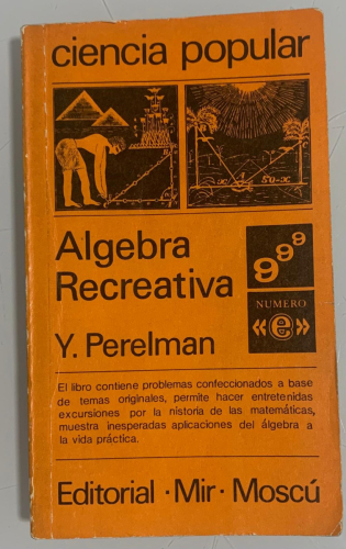 Portada del libro de ÁLGEBRA RECREATIVA