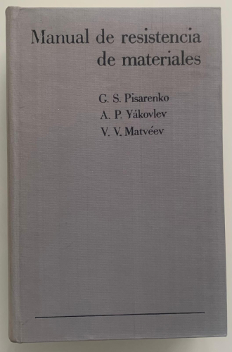 Portada del libro de MANUAL DE RESISTENCIA DE MATERIALES