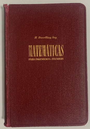 Portada del libro de MATEMÁTICAS PARA INGENIEROS Y TÉCNICOS