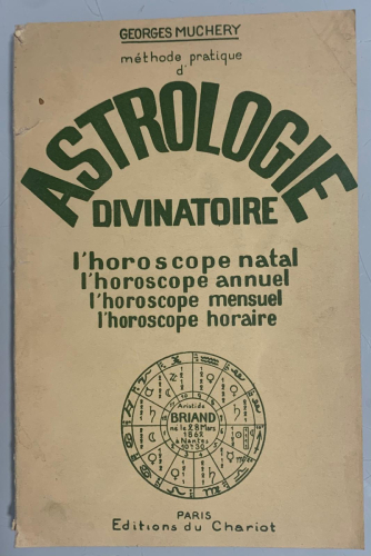 Portada del libro de MÉTHODE PRATIQUE D'ASTROLOGIE DIVINATOIRE