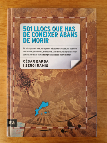 Portada del libro de 501 Llocs Que Has de Conèixer Abans de Morir