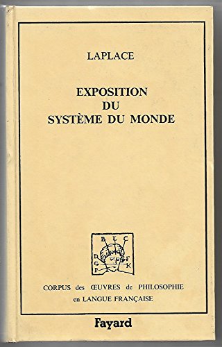 Portada del libro de EXPOSITION DU SYSTÈME DU MONDE