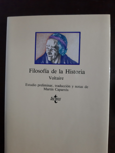 Portada del libro de Filosofía de la historia