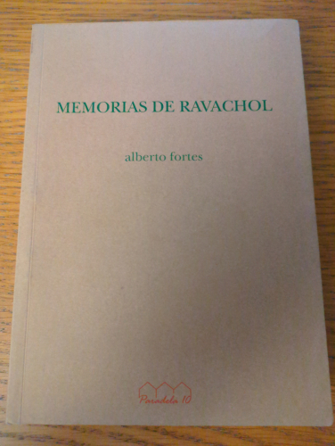 Portada del libro de Memorias de Ravachol
