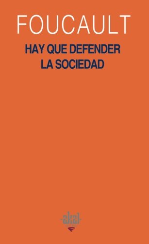 Portada del libro de HAY QUE DEFENDER LA SOCIEDAD