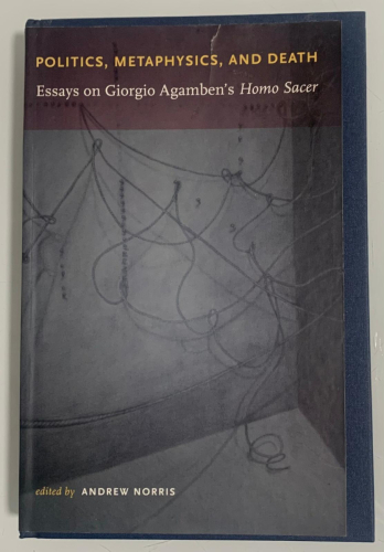 Portada del libro de POLITICS, METAPHYSICS AND DEATH: Essays on Giorgio Agamben's Homo Sacer