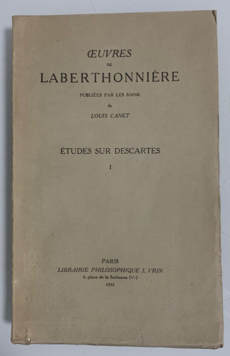 Portada del libro de OEUVRES DE LABERTHONNIÉRE