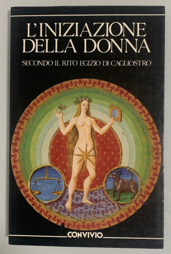 Portada del libro de L'INIZIAZIONE DELLA DONNA. Secondo il rito egizio di cagliostro