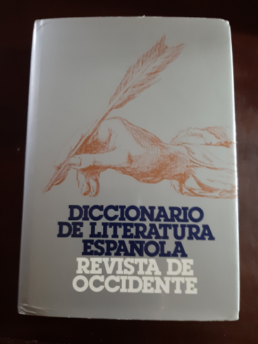 Portada del libro de DICCIONARIO DE LITERATURA ESPAÑOLA.
 