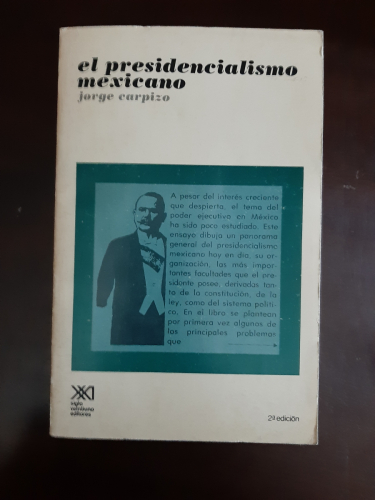 Portada del libro de El presidencialismo mexicano