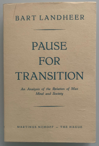 Portada del libro de PAUSE FOR TRANSITION