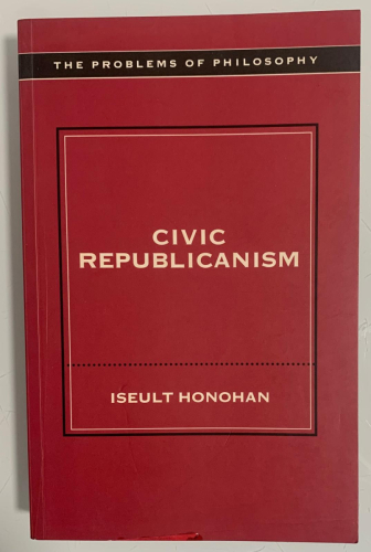 Portada del libro de CIVIC REPUBLICANISM