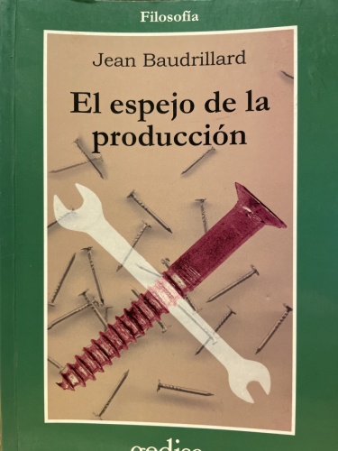 Portada del libro de EL ESPEJO DE LA PRODUCCIÓN