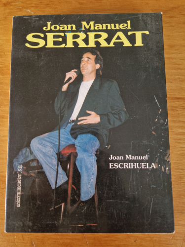 Portada del libro de Joan Manel Serrat