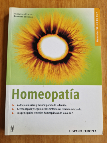 Portada del libro de Homeopatía