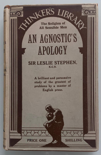 Portada del libro de AN AGNOSTIC'S APOLOGY AND OTHER ESSAYS