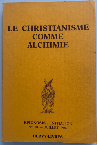 Portada del libro de LE CHRISTIANISME COMME ALCHIMIE