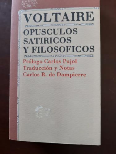 Portada del libro de Opusculos satíricos y filosóficos
