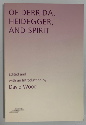 Portada del libro de OF DERRIDA, HEIDEGGER AND SPIRIT