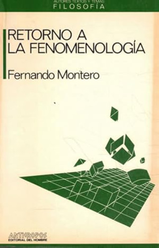 Portada del libro de RETORNO A LA FEMENOLOGÍA