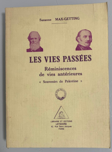 Portada del libro de LES VIES PASSÉES. Réminiscences de vies antèrieures