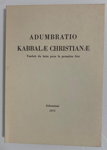 Portada del libro de ADUMBRATIO KABBALAE CHRISTIANAE