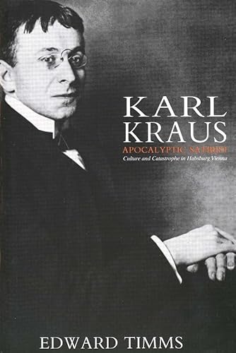 Portada del libro de KARL KRAUS APOCALYPTIC SATIRIST