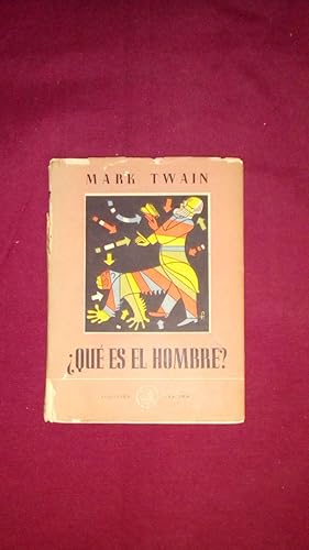 Portada del libro de QUE ES EL HOMBRE?