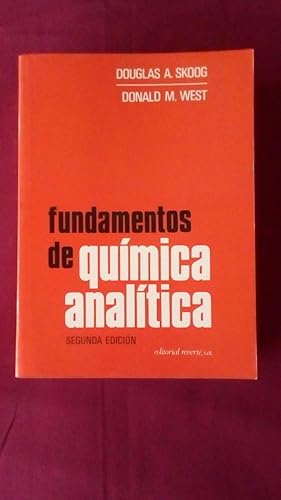 Portada del libro de FUNDAMENTOS DE QUIMICA ANALITICA