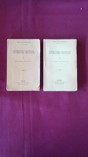 Portada del libro de LITERATURA CRISTIANA 2-TOMOS