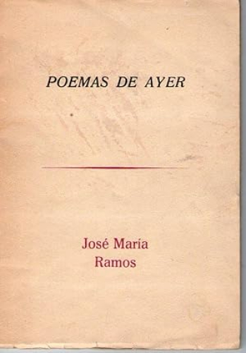 Portada del libro de POEMAS DE AYER