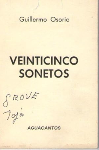 Portada del libro de VEINTICINCO SONETOS