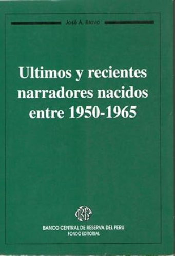 Portada del libro de ULTIMOS Y RECIENTES NARRADORES NACIDOS ENTRE 1950-1965