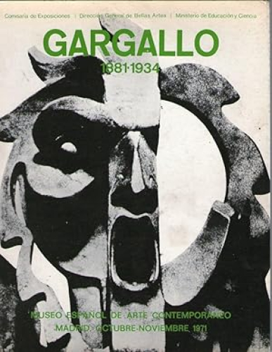 Portada del libro de GARGALLO 1881-1934