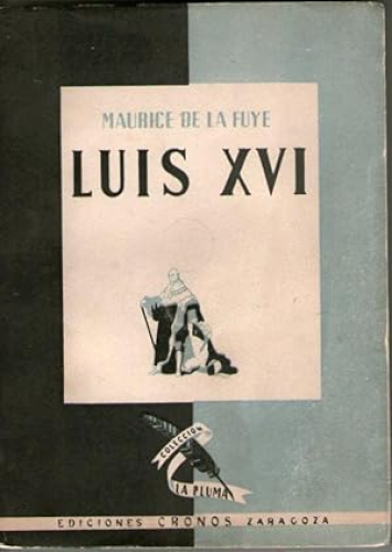 Portada del libro de LUIS XVI