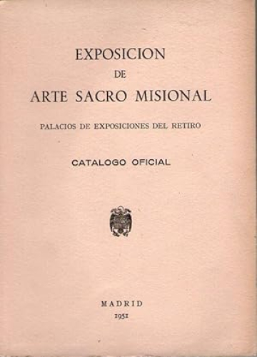 Portada del libro de EXPOSICION DE ARTE SACRO MISIONAL