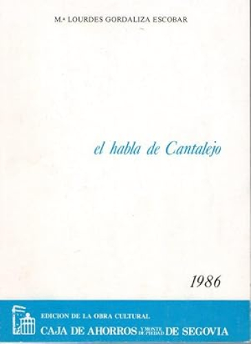 Portada del libro de HABLA DE CANTALEJO, EL