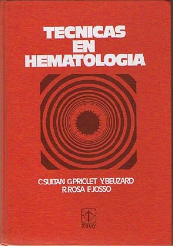 Portada del libro de TECNICAS EN HEMATOLOGIA