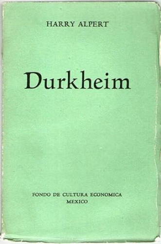 Portada del libro de DURKHEIM
