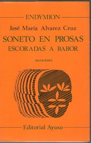 Portada del libro de SONETO EN PROSAS ESCORADAS A BABOR
