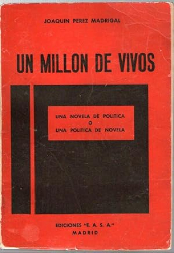 Portada del libro de UN MILLON DE VIVOS