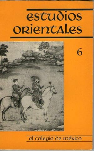 Portada del libro de ESTUDIOS ORIENTALES 6