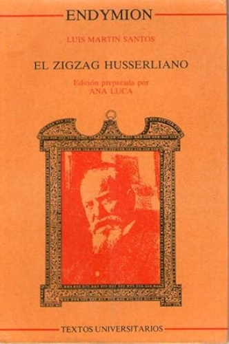 Portada del libro de ZIGZAG HUSSERLIANO, EL