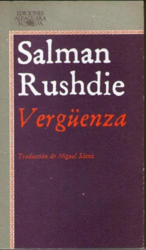 Portada del libro de VERGÜENZA