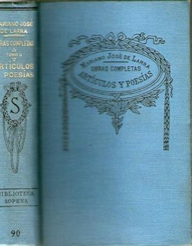 Portada del libro de OBRAS COMPLETAS TOMO II - ARTICULOS Y POEMAS