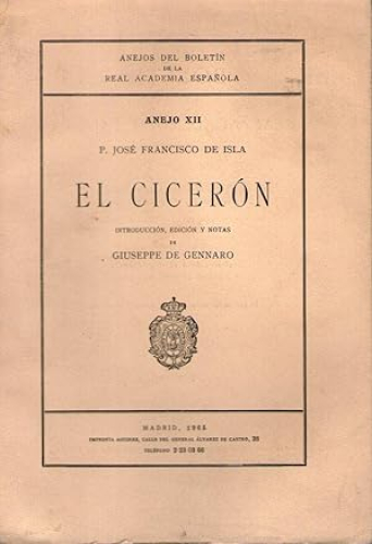 Portada del libro de CICERON, EL