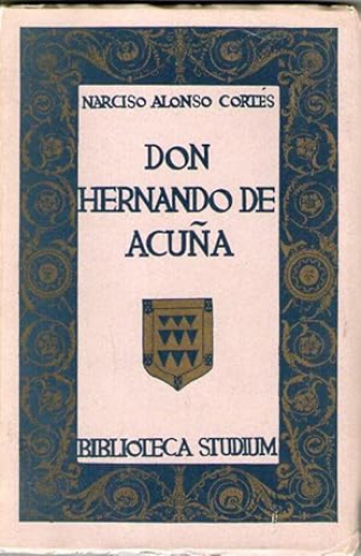 Portada del libro de DON HERNANDO DE ACUÑA